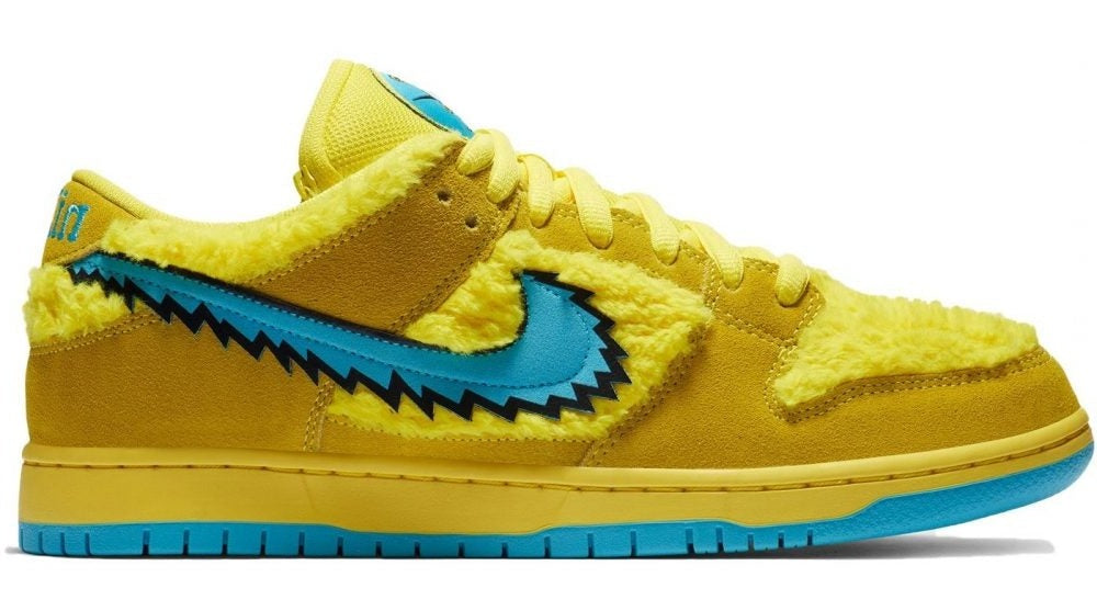 NIKE DUNK SB LOW “GRATEFUL DEAD BEAR YELLOW”