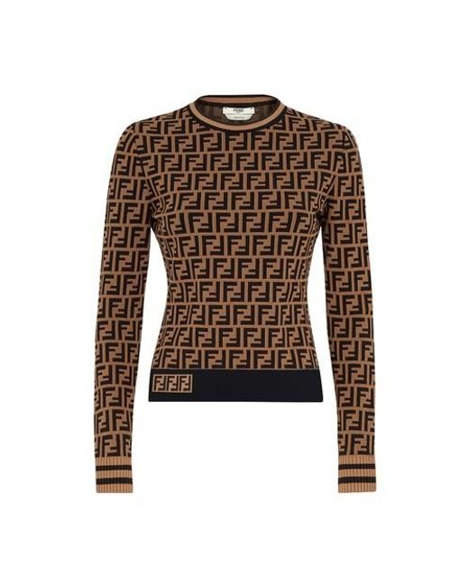 FENDI - WOMEN'S FF MOTIF SWEATER